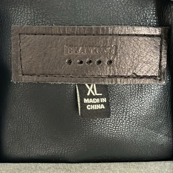 Blank NYC Black Faux leather Moto jacket.  Size XL. NWT - Picture 5 of 5